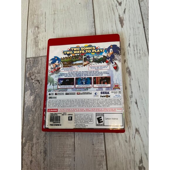 Sega Sonic Generations PS3 Video Game Greatest Hits Rated E Preowned - Picture 3 of 3